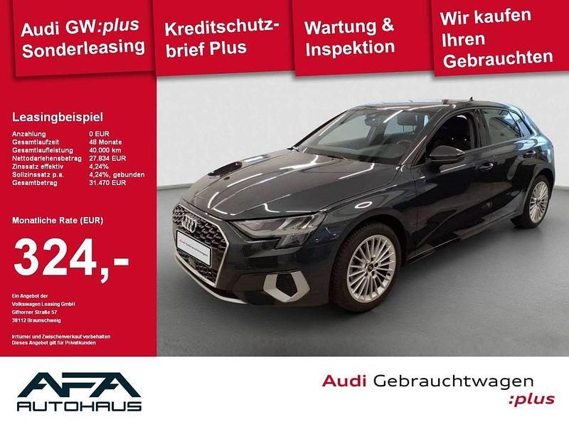 Grau Gebraucht 2024 Audi A3 Advanced Limousine | 27.832 € (Fairer Preis) - Bild 1/4
