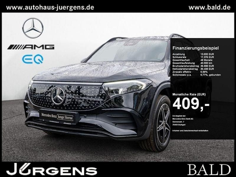 Schwarz kosmosschwarz metallic Gebraucht 2024 Mercedes EQB300 AMG SUV | 43.490 € (Teuer) - Bild 1/4