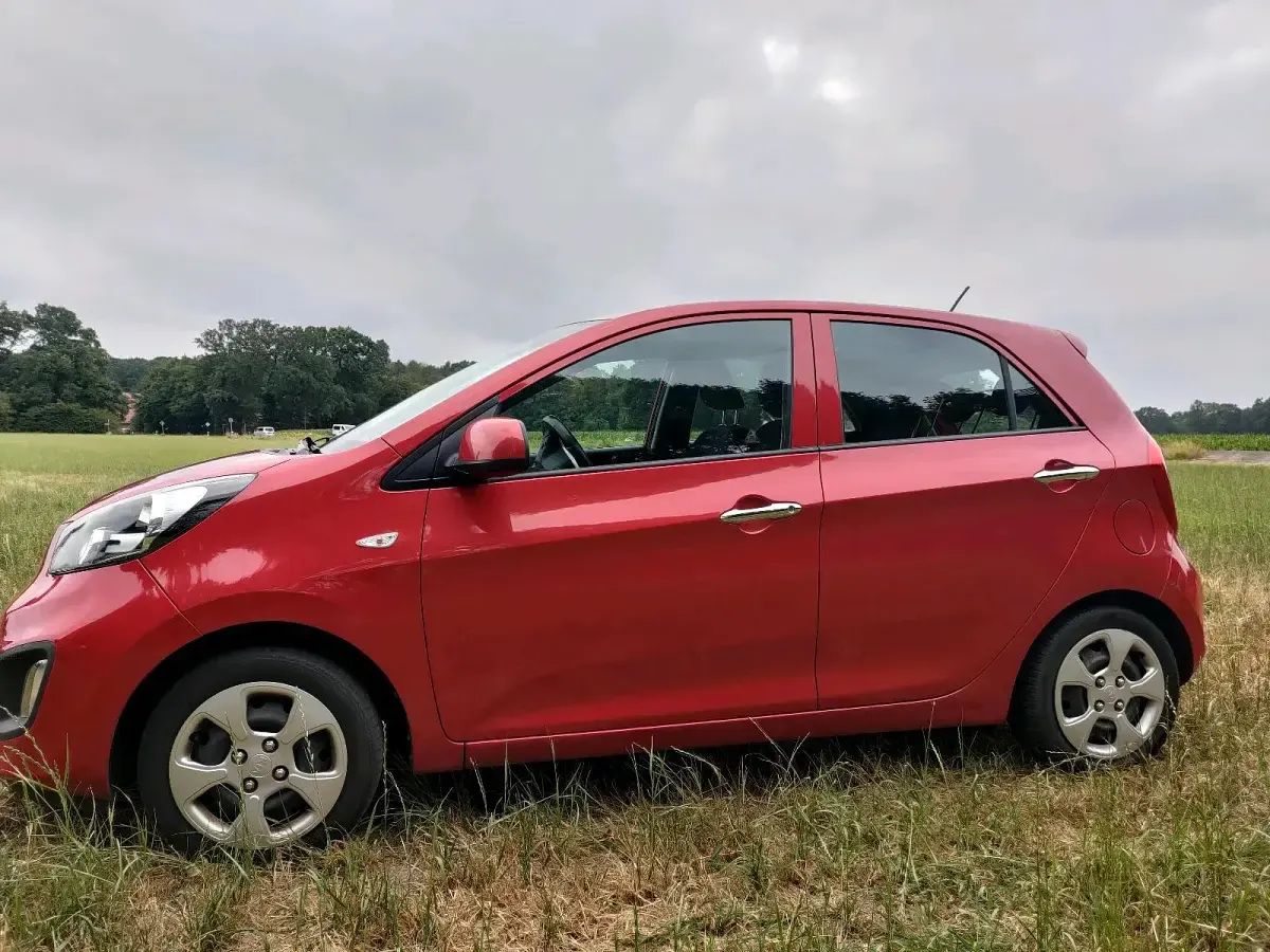 Gebraucht Kia Picanto 69 PS (50 kW) 2013 Rot Kleinwagen