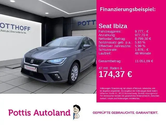Gebraucht Seat Ibiza Style 95 PS (69 kW) 2017 Kleinwagen
