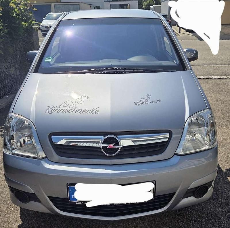 Grau Gebraucht 2009 Opel Meriva Edition Van / Kleinbus | 3.999 € (Etwas zu teuer) - Bild 1/4