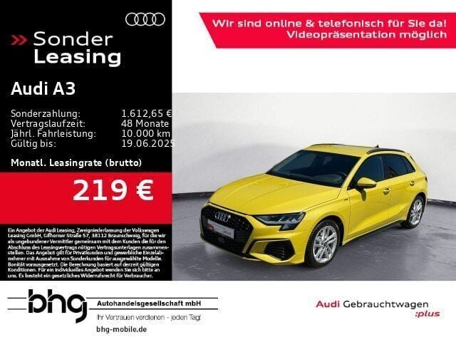 Pythongelb metallic Gebraucht 2024 Audi A3 S-Line | 30.960 € (Fairer Preis) - Bild 1/4