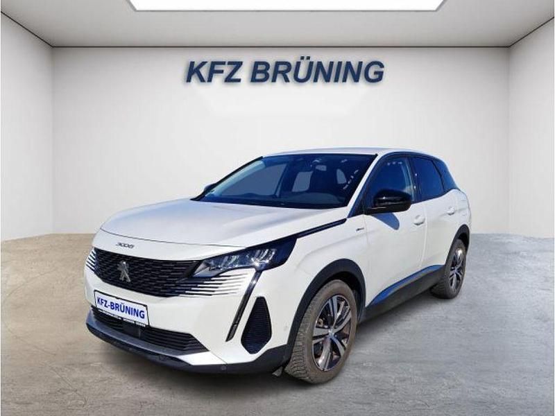 Perlmutt weiß metallic (metallic) Gebraucht 2022 Peugeot 3008 Allure SUV | 21.480 € (Superpreis) - Bild 1/4