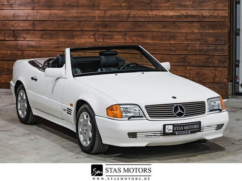 Polarweiß Gebraucht 1993 Mercedes SL600 Cabrio | 27.990 € - Bild 1/4