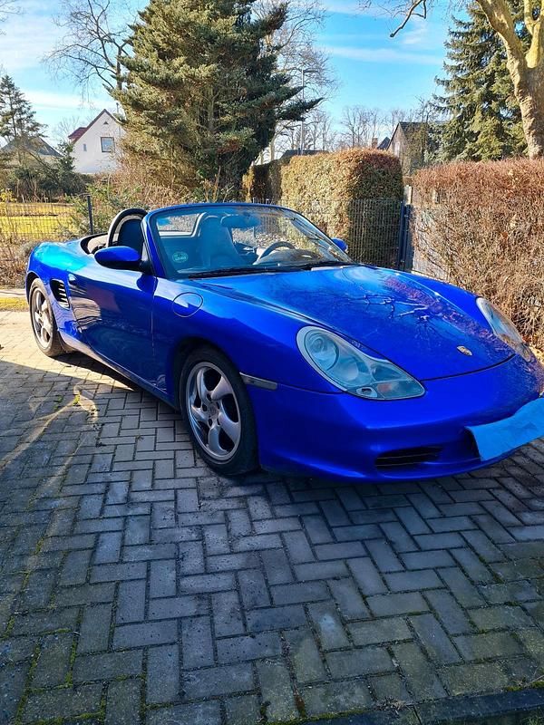 Gebraucht Porsche Boxster 228 PS (167 kW) 2004 Blau Cabrio