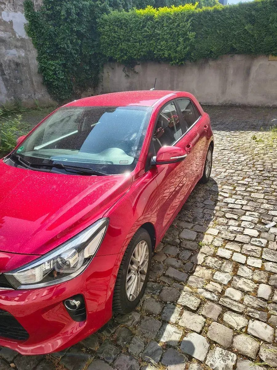 Gebraucht Kia Rio DREAM-TEAM Edition 101 PS (74 kW) 2019 Rot Limousine