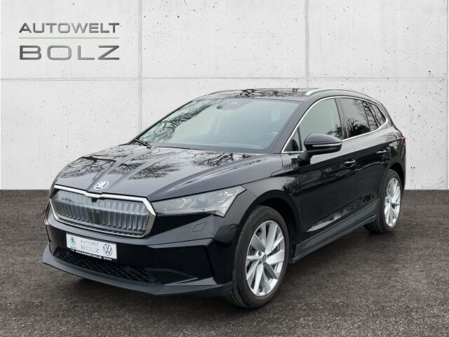 Schwarz Gebraucht 2021 Skoda Enyaq iV Suite SUV | 27.890 € (Fairer Preis) - Bild 1/4