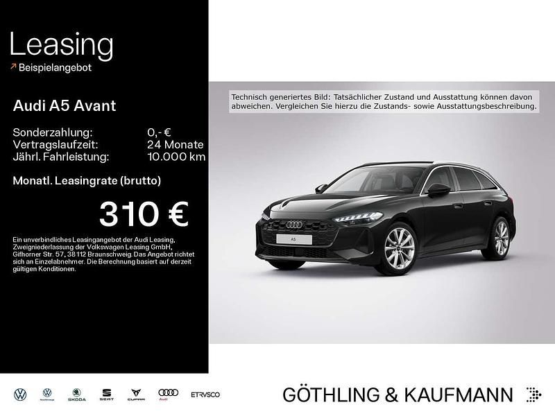 Mythosschwarz metallic Gebraucht 2025 Audi A5 Sport Coupé | 47.890 € (Superpreis) - Bild 1/4
