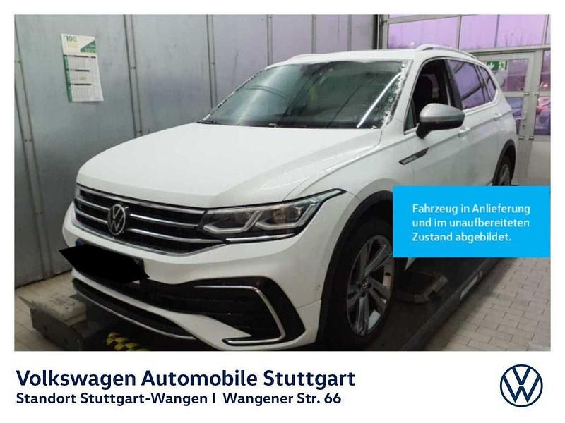 Pure white Gebraucht 2022 VW Tiguan Allspace R-line SUV | 35.930 € (Fairer Preis) - Bild 1/4