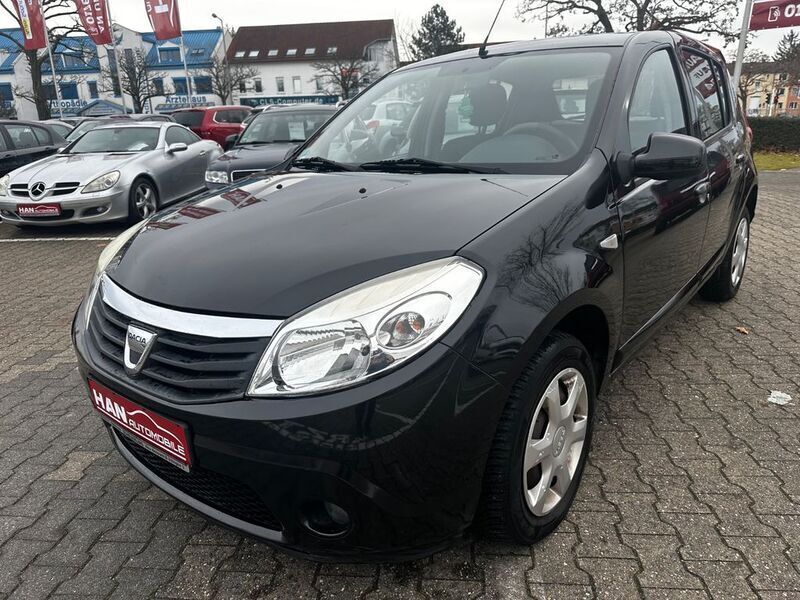 Schwarz Gebraucht 2012 Dacia Sandero Lauréate Kleinwagen | 2.950 € - Bild 1/4