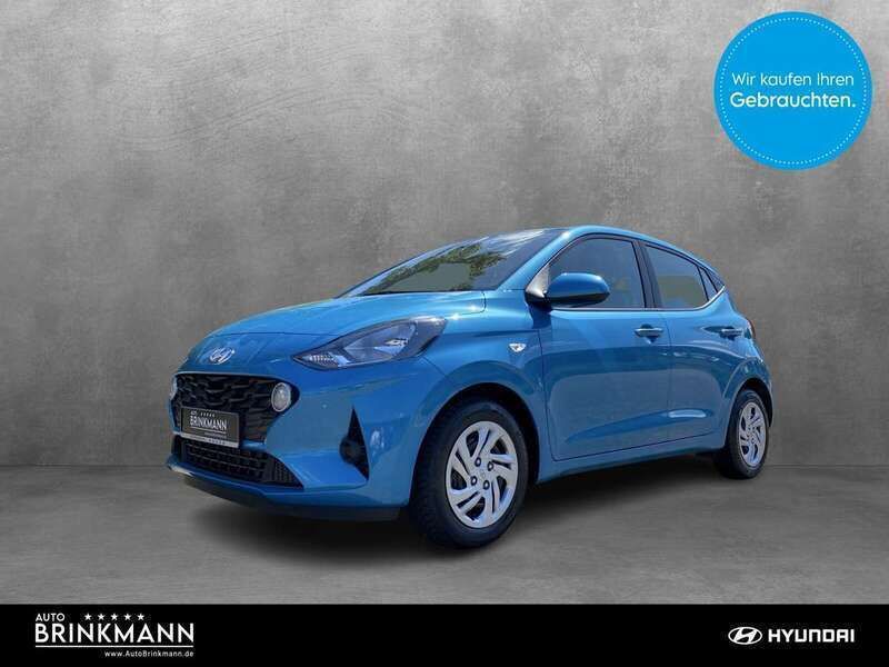 Aqua turquoise / met Gebraucht 2022 Hyundai i10 Select Kleinwagen | 13.590 € (Fairer Preis) - Bild 1/4