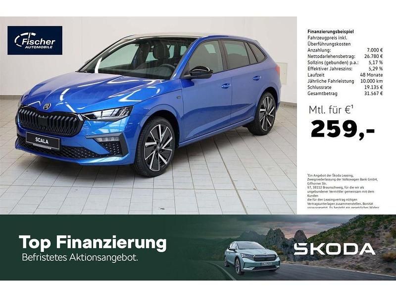 Raceblaumetallic Neu 2025 Skoda Scala Tour Kleinwagen | 33.780 € - Bild 1/4