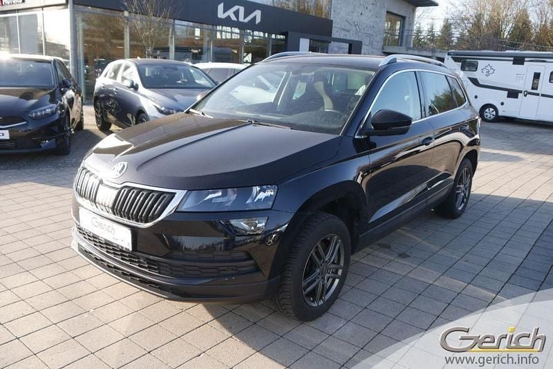 Gebraucht Skoda Karoq Style 150 PS (110 kW) 2018 Black magic pearlescent (metallic) SUV