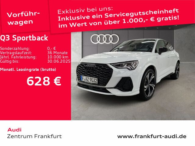 Gletscherweiß metallic Gebraucht 2024 Audi Q3 Sportback S-Line SUV | 48.980 € - Bild 1/4