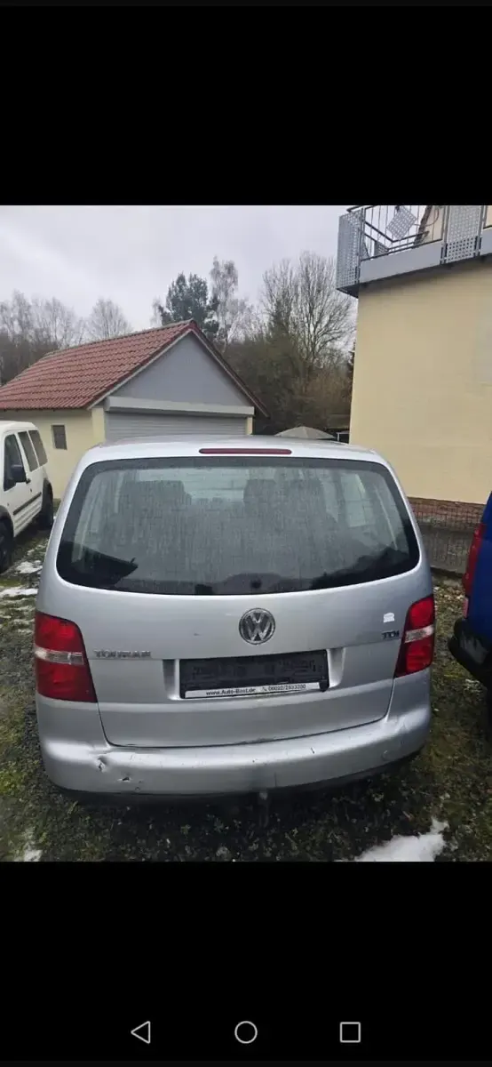 Gebraucht VW Touran 101 PS (74 kW) 2005 Silber Van / Kleinbus