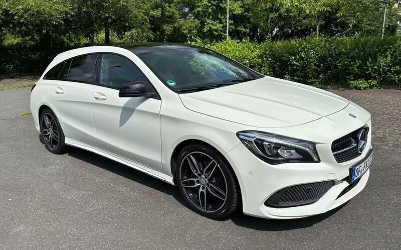 Weiß Gebraucht 2016 Mercedes CLA180 Shooting Brake AMG line Kombi | 16.500 € (Fairer Preis) - Bild 1/4