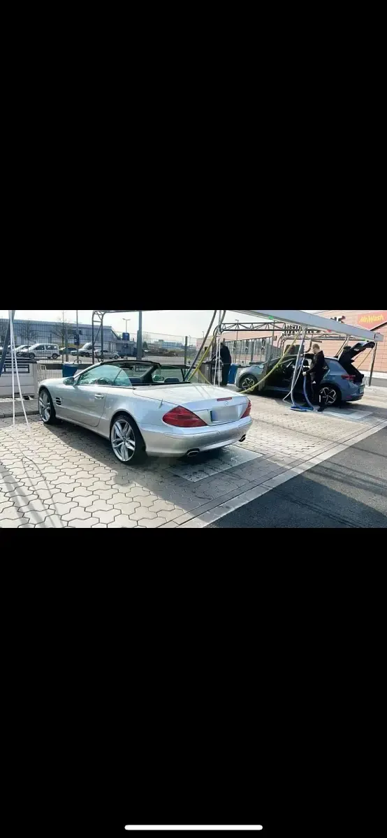 Gebraucht Mercedes SL350 245 PS (180 kW) 2003 Silber Cabrio