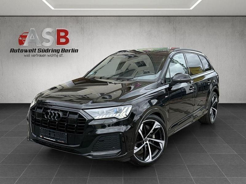 Mythosschwarz Gebraucht 2021 Audi Q7 S-Line SUV | 64.999 € (Teuer) - Bild 1/4