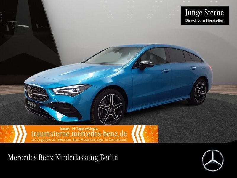 Blau Gebraucht 2024 Mercedes CLA250e Shooting Brake AMG Kombi | 32.590 € (Guter Preis) - Bild 1/4