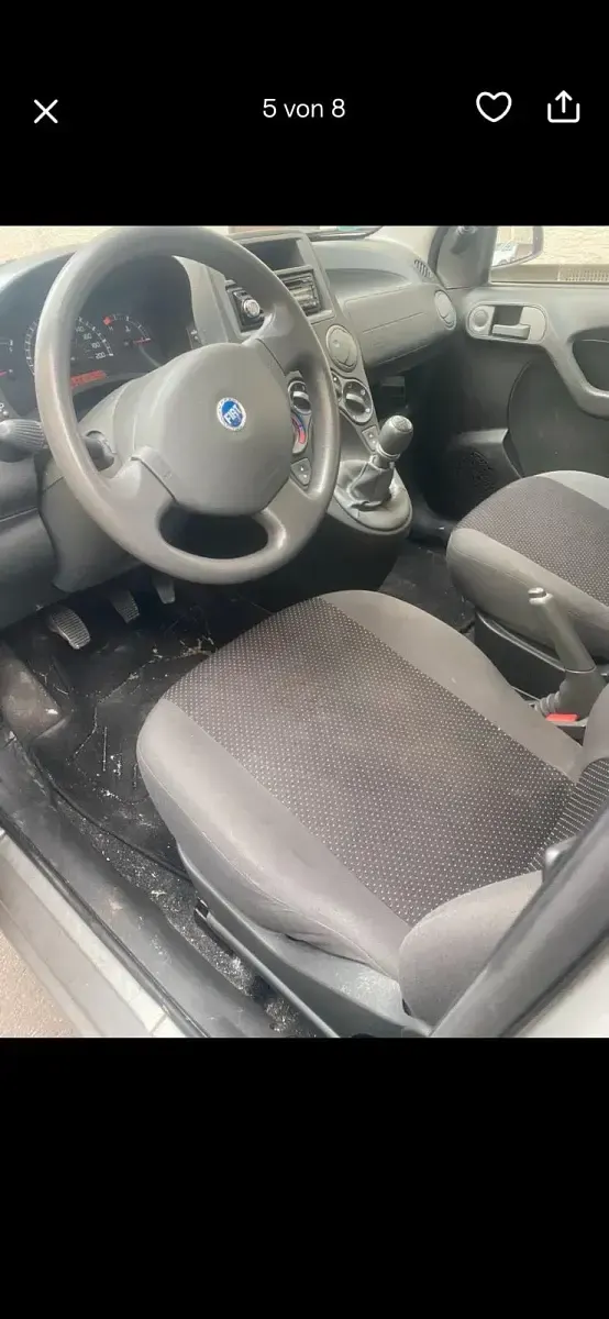 Gebraucht Fiat Panda 50 PS (36 kW) 2007 Silber Kleinwagen