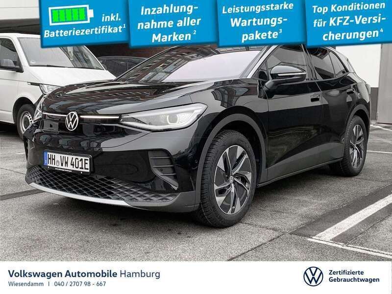 Grenadillschwarz metallic Gebraucht 2024 VW ID.4 Pro SUV | 62.990 € - Bild 1/3