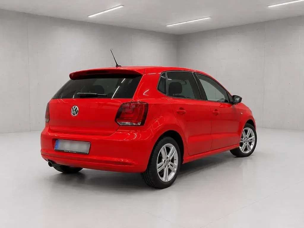 Używany VW Polo Match 90 KM (66 kW) 2013 Czerwony Hatchback