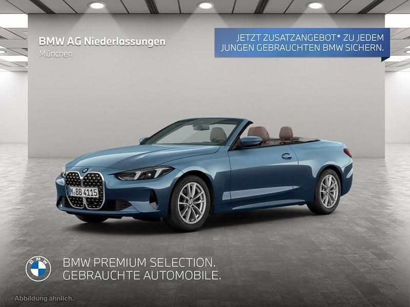 Blau Gebraucht 2024 BMW 420 Comfort Edition Cabrio | 52.495 € (Etwas zu teuer) - Bild 1/2