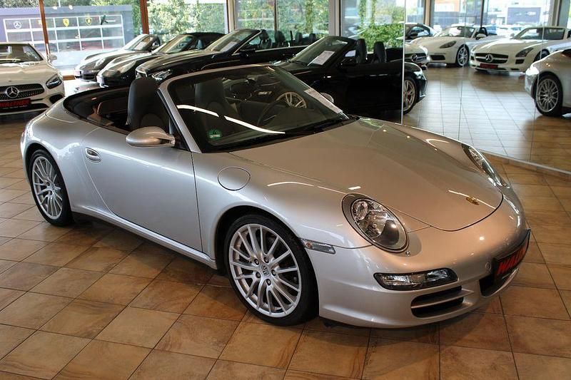 Silber Gebraucht 2008 Porsche 911 Carrera 4 Cabriolet Cabrio | 62.800 € (Fairer Preis) - Bild 1/4