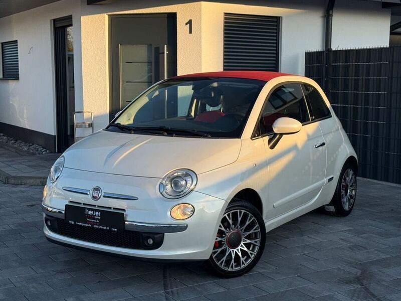 Weiß Gebraucht 2011 Fiat 500 Lounge Cabrio | 6.990 € (Fairer Preis) - Bild 1/4