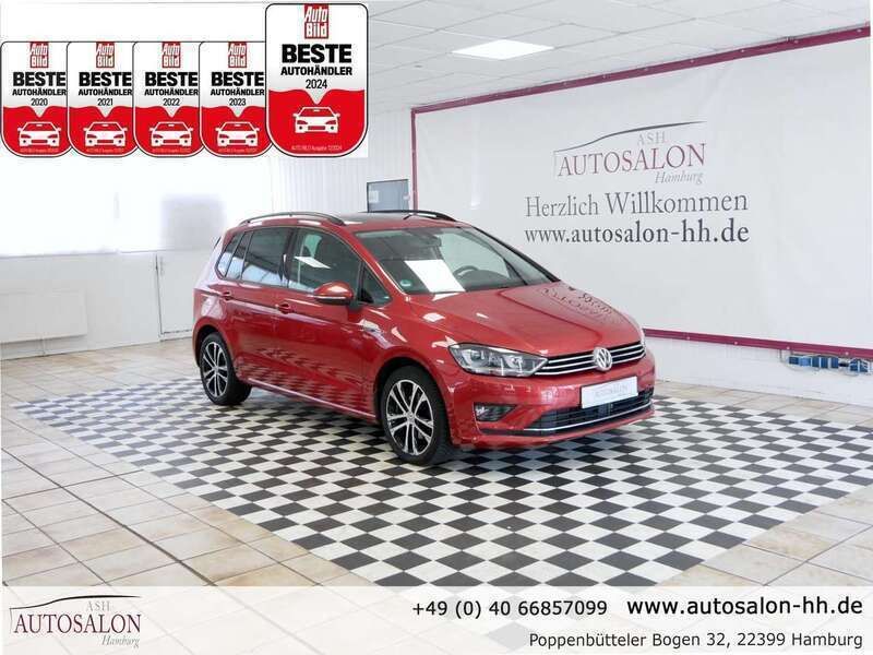 Rot Gebraucht 2015 VW Golf Sportsvan LOUNGE Van / Kleinbus | 14.999 € (Etwas zu teuer) - Bild 1/4