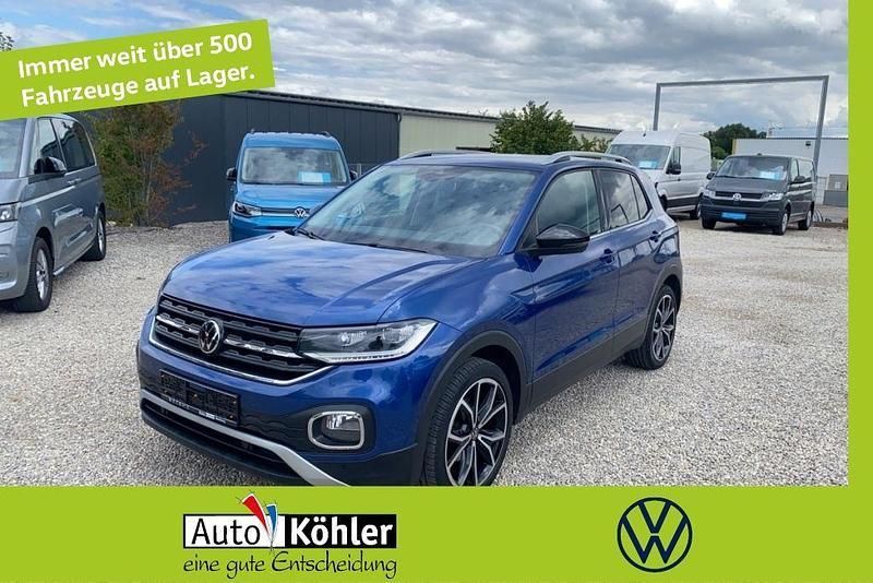 Reef blue Gebraucht 2020 VW T-Cross Style SUV | 16.900 € (Superpreis) - Bild 1/3