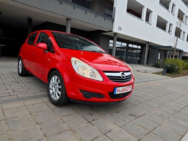 Gebraucht Opel Corsa Edition 80 PS (58 kW) 2010 Rot Kleinwagen