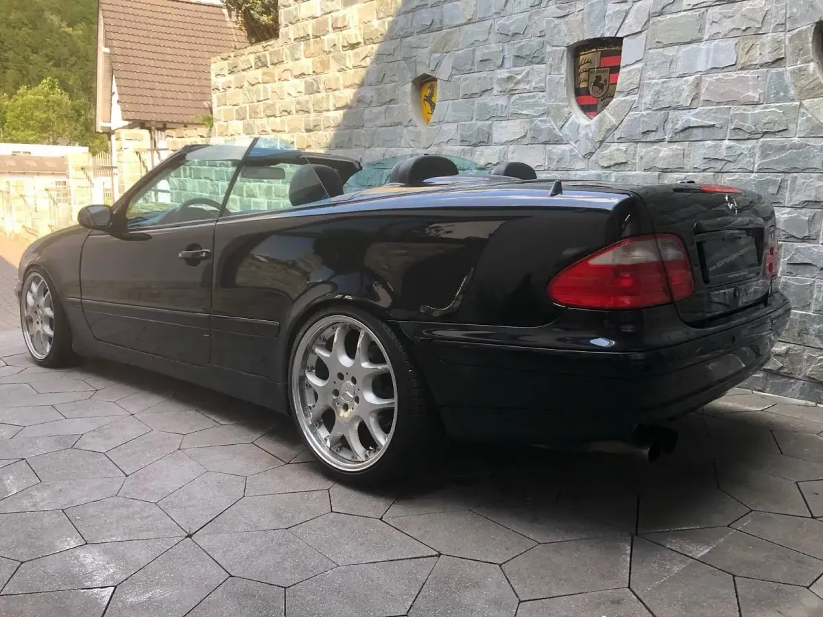 Gebraucht Mercedes CLK430 279 PS (205 kW) 1999 Schwarz Cabrio