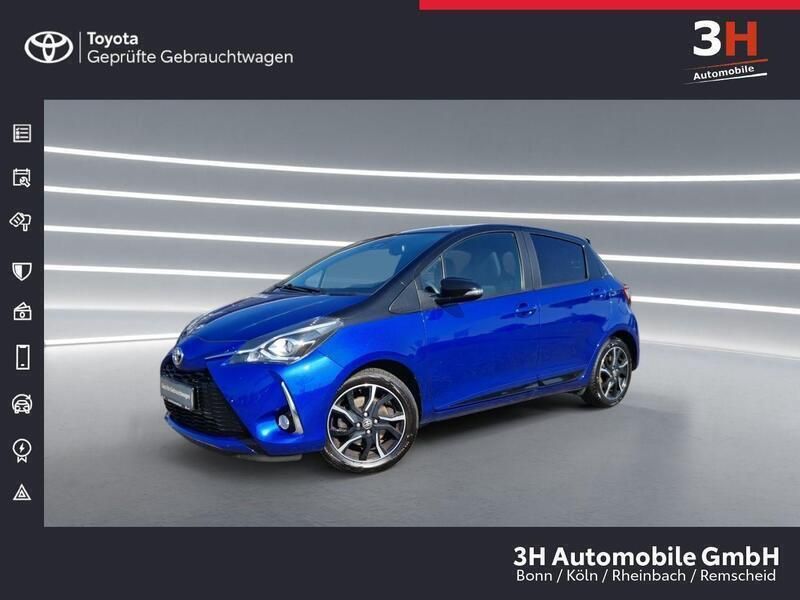 Blau Gebraucht 2018 Toyota Yaris Style Kleinwagen | 14.390 € (Teuer) - Bild 1/4