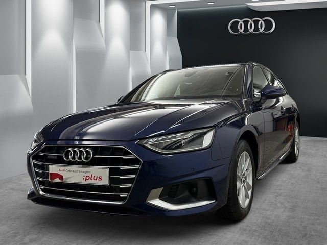 Navarrablau metallic Gebraucht 2021 Audi A4 Ambiente Kombi | 32.950 € (Teuer) - Bild 1/4