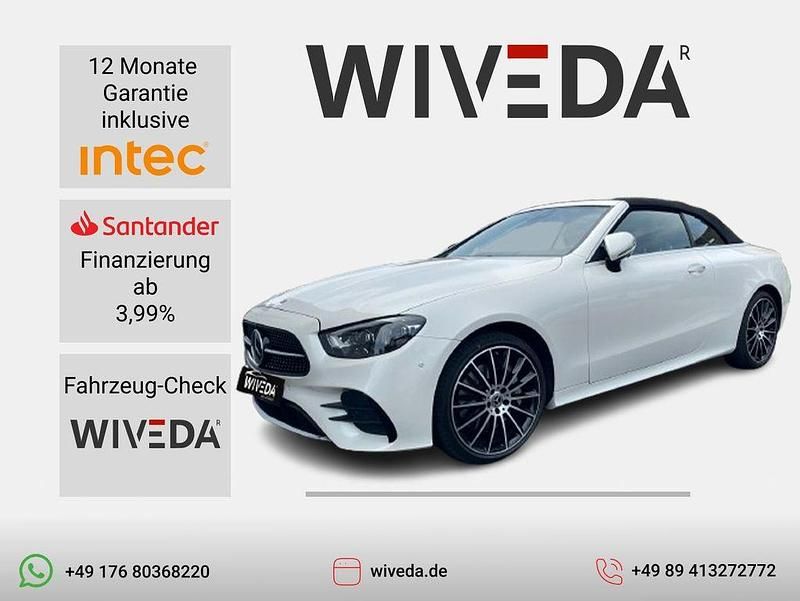 Weiß Gebraucht 2020 Mercedes E450 AMG line Cabrio | 52.999 € (Guter Preis) - Bild 1/4