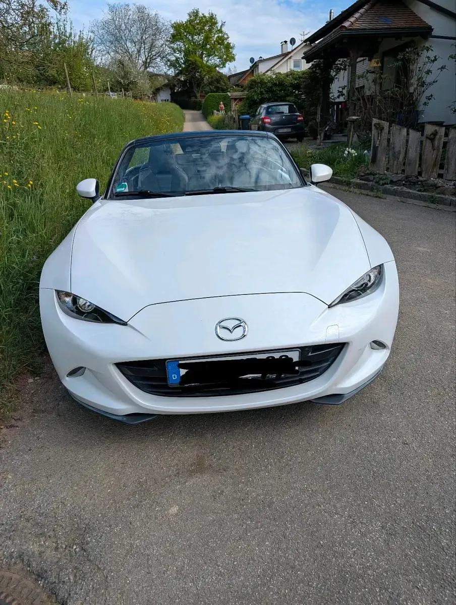 Gebraucht Mazda MX5 Sports-Line 160 PS (117 kW) 2018 Weiß Cabrio