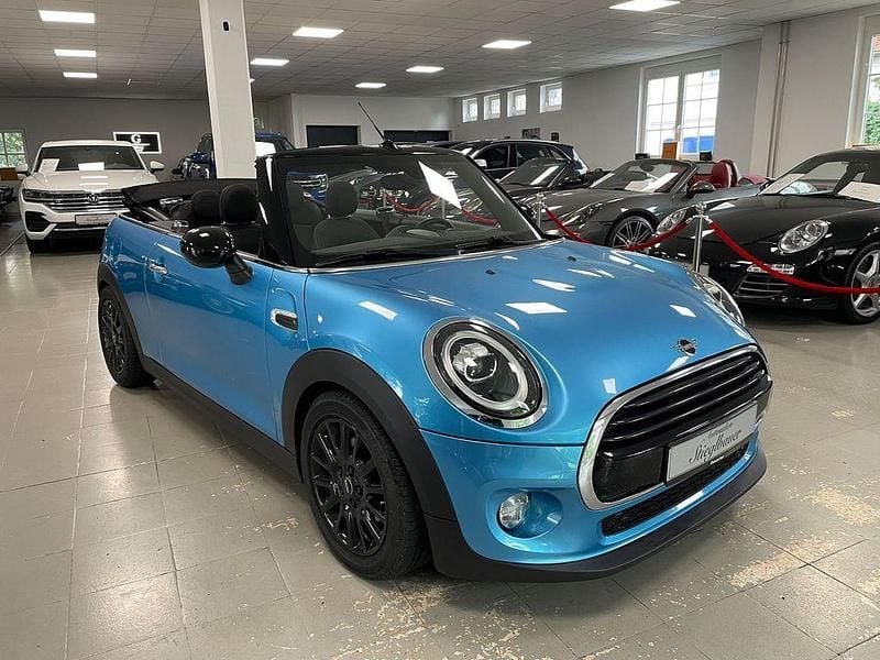 Blau Gebraucht 2018 Mini Cooper Cabriolet Cabrio | 16.999 € (Fairer Preis) - Bild 1/4