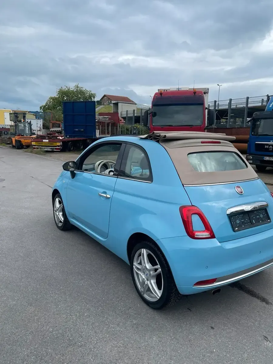 Gebraucht Fiat 500C 69 PS (50 kW) 2016 Blau Cabrio