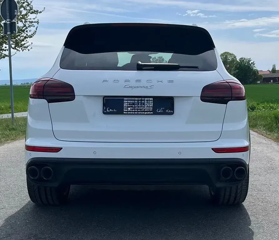 Gebraucht Porsche Cayenne S Chrono 420 PS (308 kW) 2015 Weiß SUV