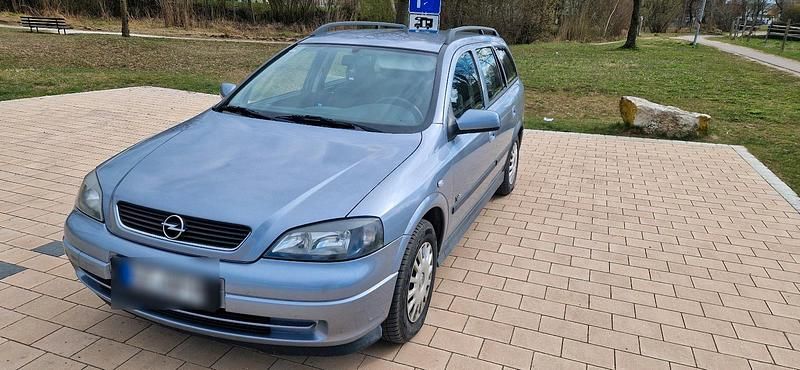 Gebraucht Opel Astra 105 PS (77 kW) 2003 Blau Kombi