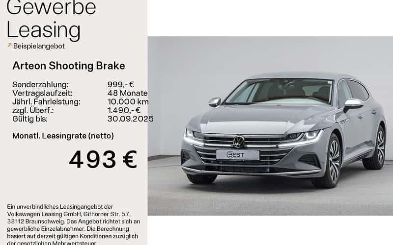 Grau Neu 2025 VW Arteon Elegance Limousine | 48.990 € - Bild 1/4