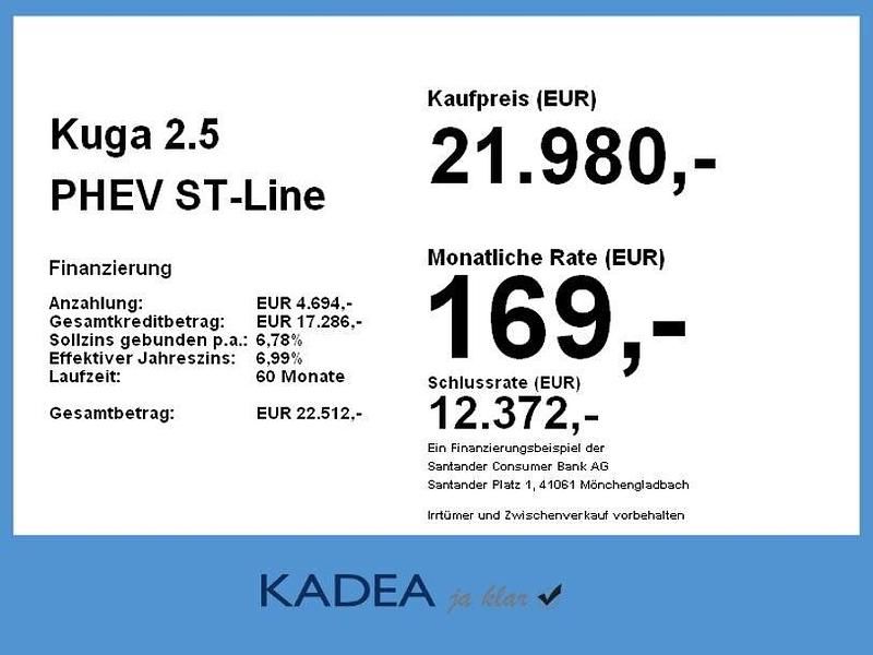 Gebraucht Ford Kuga ST-Line 224 PS (164 kW) 2023 Obsidianschwarz metallic SUV