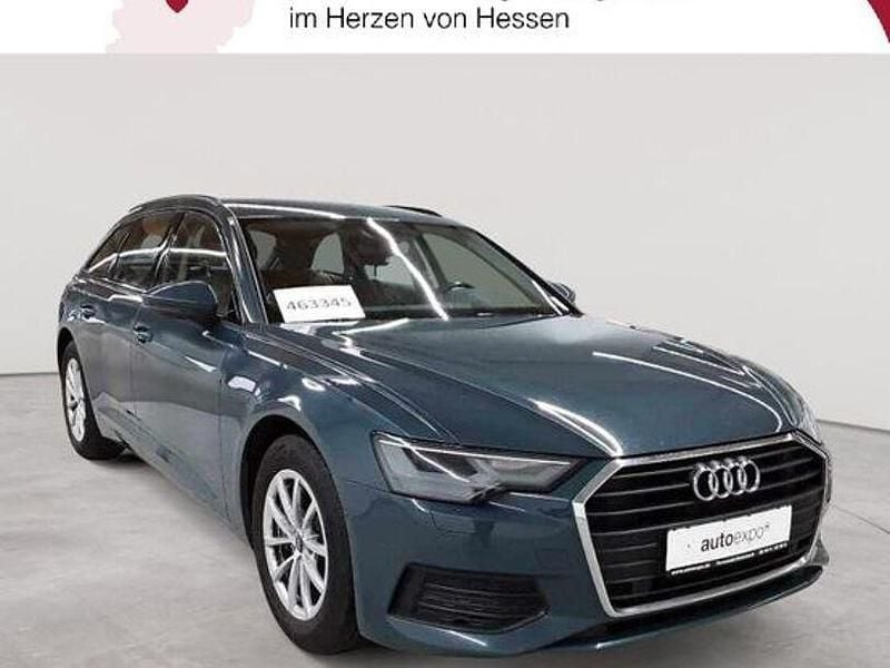 Avalongrün metallic Gebraucht 2021 Audi A6 Kombi | 18.589 € (Superpreis) - Bild 1/4