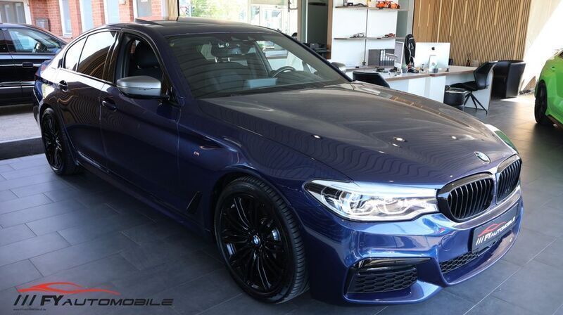 Blau Gebraucht 2018 BMW 530 M Sport Limousine | 36.900 € - Bild 1/4