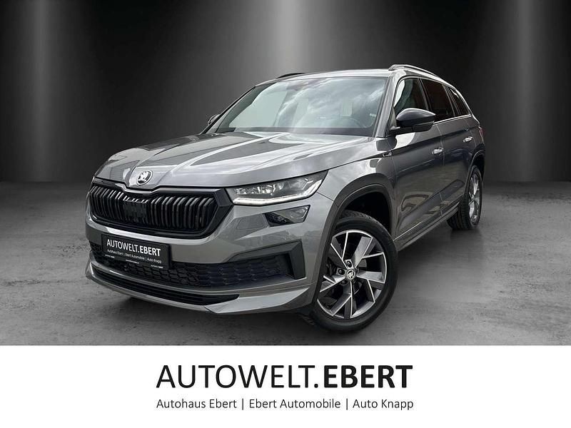 Graphitegrau Gebraucht 2022 Skoda Kodiaq SportLine SUV | 42.690 € (Teuer) - Bild 1/4