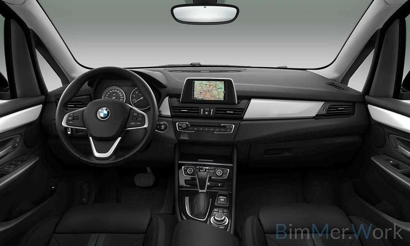 Gebraucht BMW 218 136 PS (100 kW) 2014 Platinsilber Van / Kleinbus