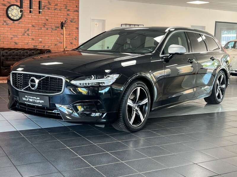 Schwarz Gebraucht 2019 Volvo V90 R-Design Kombi | 22.950 € (Fairer Preis) - Bild 1/4