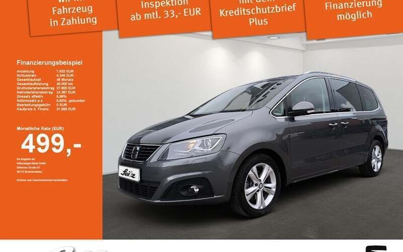Grau Gebraucht 2020 Seat Alhambra XCELLENCE Van / Kleinbus | 31.999 € (Etwas zu teuer) - Bild 1/4