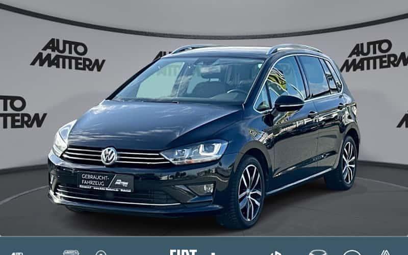 Schwarz Gebraucht 2014 VW Golf Sportsvan Highline Van / Kleinbus | 14.490 € (Fairer Preis) - Bild 1/4